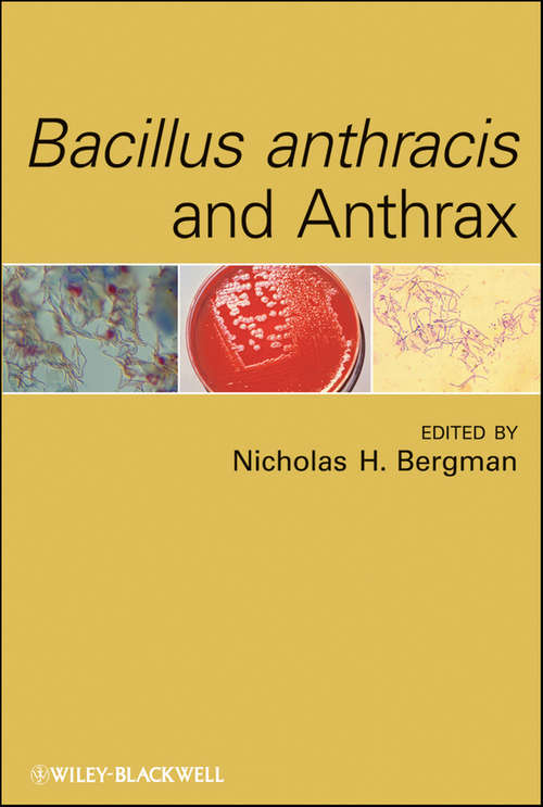 Book cover of Bacillus anthracis and Anthrax