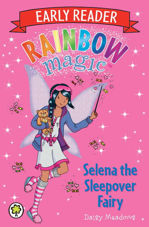 Book cover of Selena the Sleepover Fairy: Selena The Sleepover Fairy (ebook) (Rainbow Magic Early Reader #8)