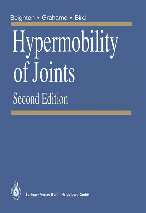 Book cover of Hypermobility of Joints (2nd ed. 1989)
