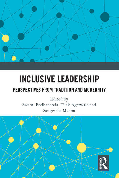 Book cover of Inclusive Leadership: Perspectiives from Tradition and Modernity