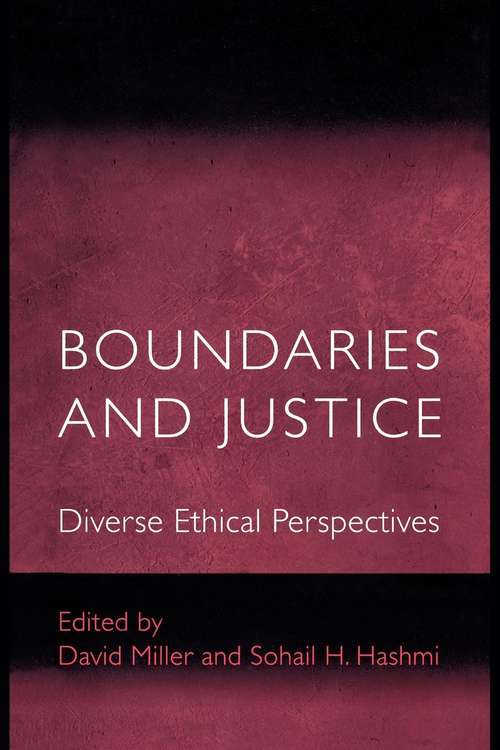 Book cover of Boundaries and Justice: Diverse Ethical Perspectives (PDF)