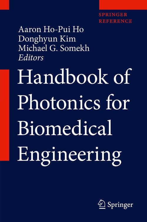 Book cover of Handbook of Photonics for Biomedical Engineering