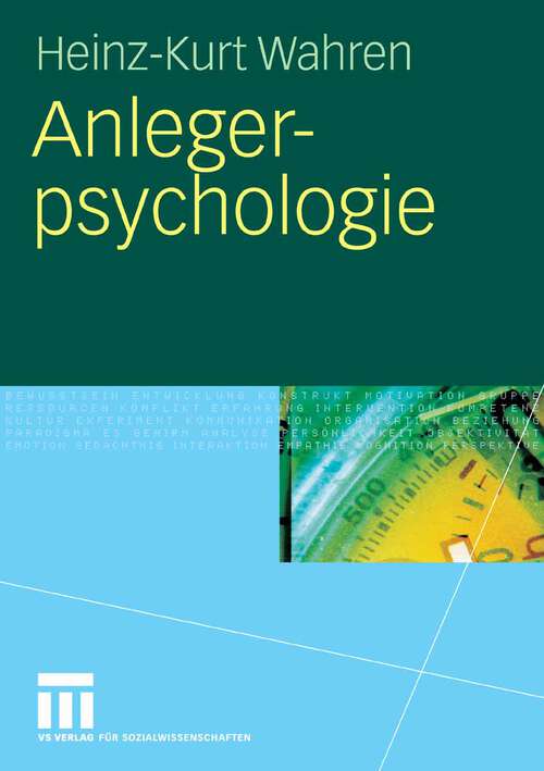 Book cover of Anlegerpsychologie (2009)