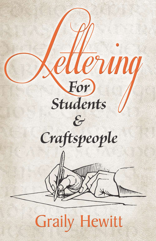 Book cover of Lettering: For Students and Craftspeople (Dover Books On Lettering, Graphic Arts, And Printing)