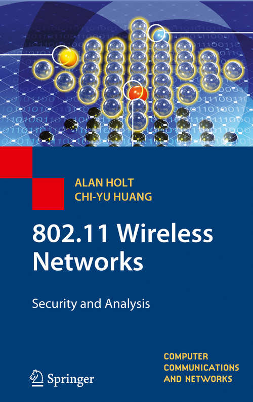 Book cover of 802.11 Wireless Networks: Security and Analysis (2010) (Computer Communications and Networks)