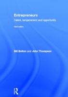 Book cover of Entrepreneurs: Talent, Temperament And Opportunity (PDF)