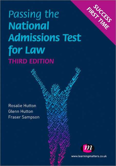 Book cover of Passing the National Admissions Test for Law (PDF)
