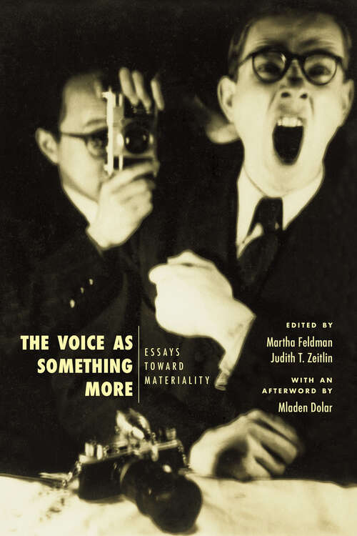 Book cover of The Voice as Something More: Essays toward Materiality (New Material Histories of Music)