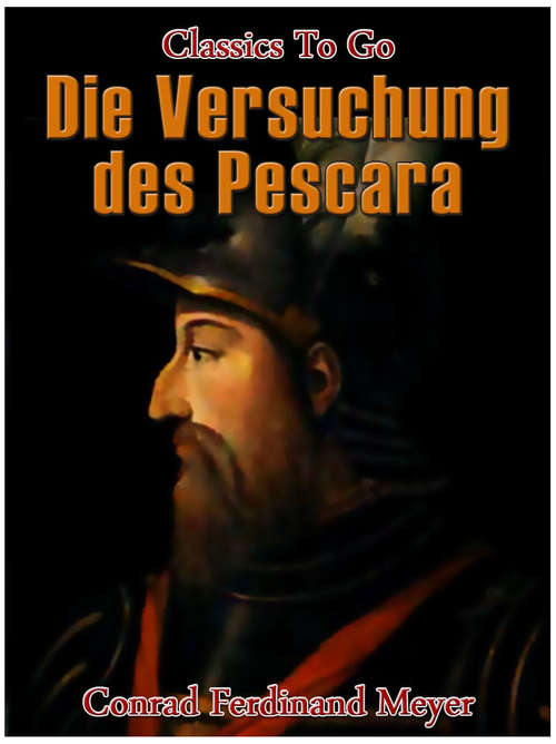 Book cover of Die Versuchung des Pescara