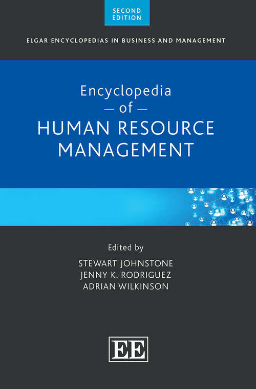 Book cover of Encyclopedia of Human Resource Management (Elgar Encyclopedias in Business and Management series)