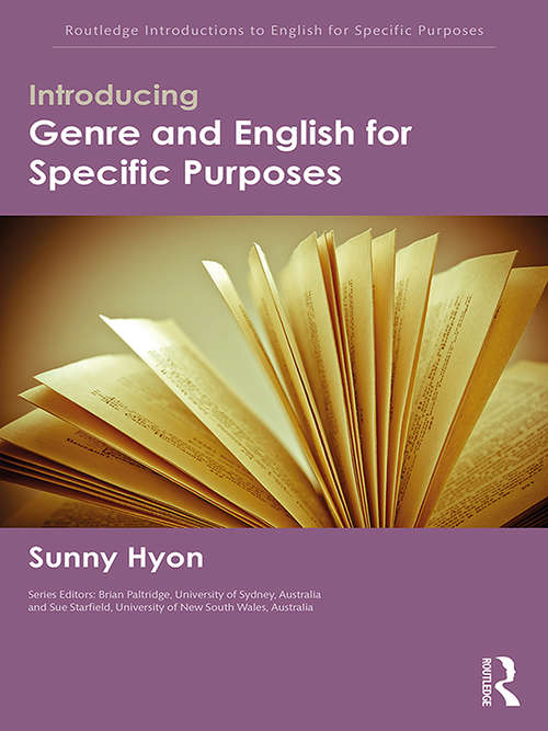 Book cover of Introducing Genre and English for Specific Purposes (Routledge Introductions to English for Specific Purposes)