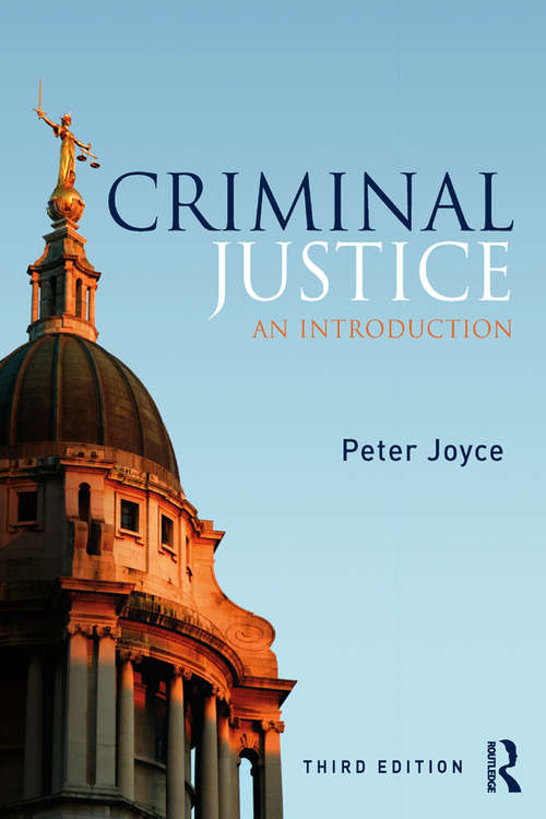 Book cover of Criminal Justice: An Introduction (3)
