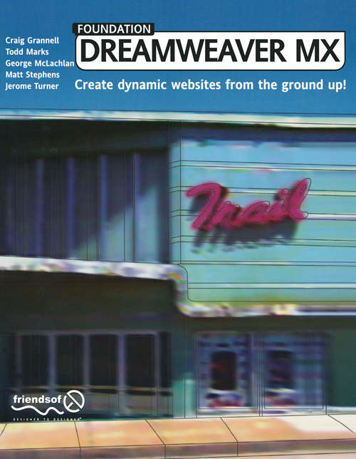 Book cover of Foundation Dreamweaver MX (1st ed.)