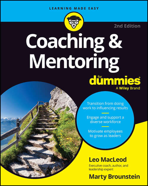 Book cover of Coaching & Mentoring For Dummies (2)
