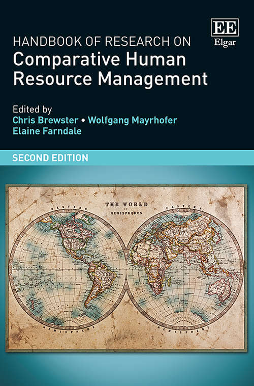 Book cover of Handbook of Research on Comparative Human Resource Management: Second Edition (2) (Research Handbooks in Business and Management series)