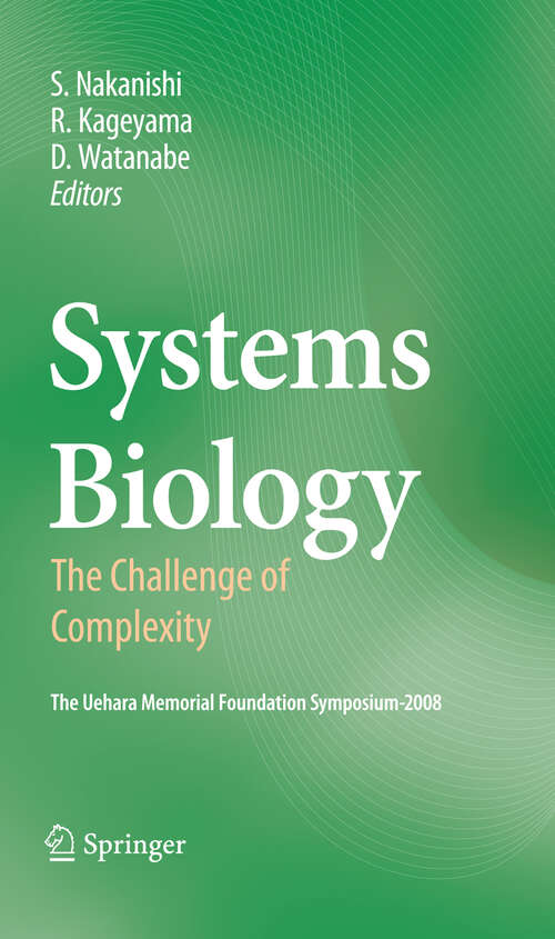 Book cover of Systems Biology: The Challenge of Complexity (2009)
