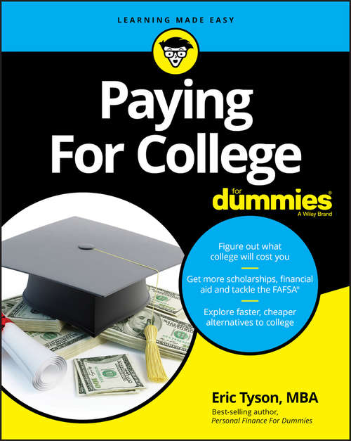 Book cover of Paying For College For Dummies