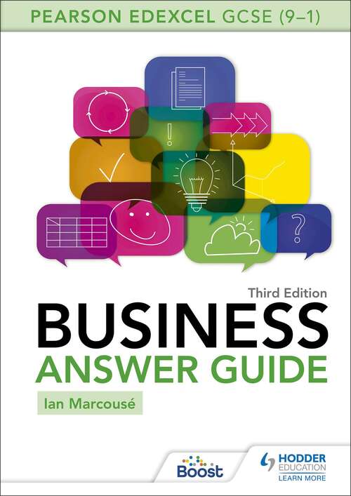 Book cover of Pearson Edexcel GCSE (9-1) Business Answer Guide Third Edition