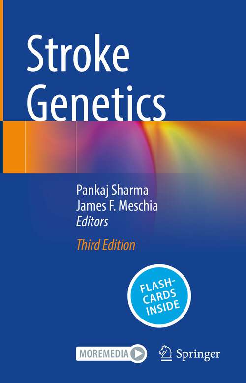 Book cover of Stroke Genetics (3rd ed. 2024)