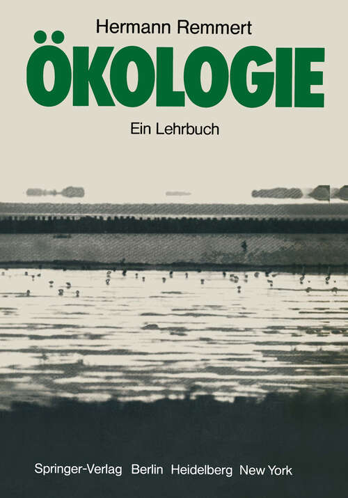 Book cover of Ökologie: Ein Lehrbuch (1978)