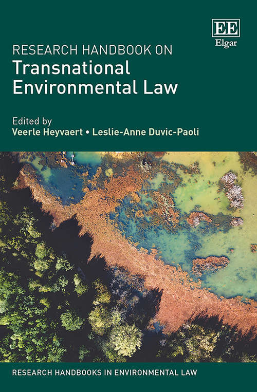 Book cover of Research Handbook on Transnational Environmental Law (Research Handbooks in Environmental Law series)