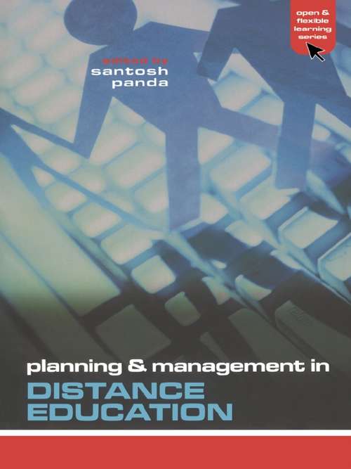 Book cover of Planning and Management in Distance Education (Open and Flexible Learning Series)