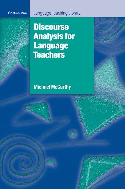Book cover of Discourse Analysis For Language Teachers (PDF)