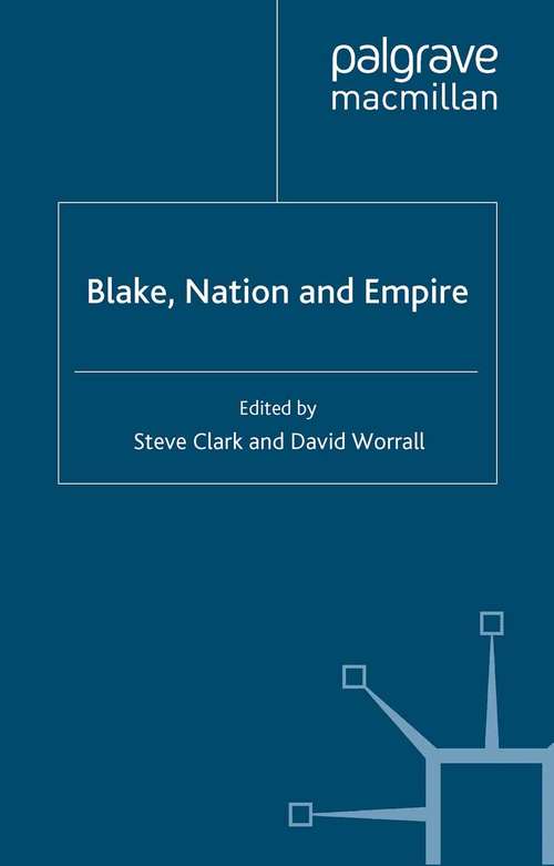Book cover of Blake, Nation and Empire (2006)