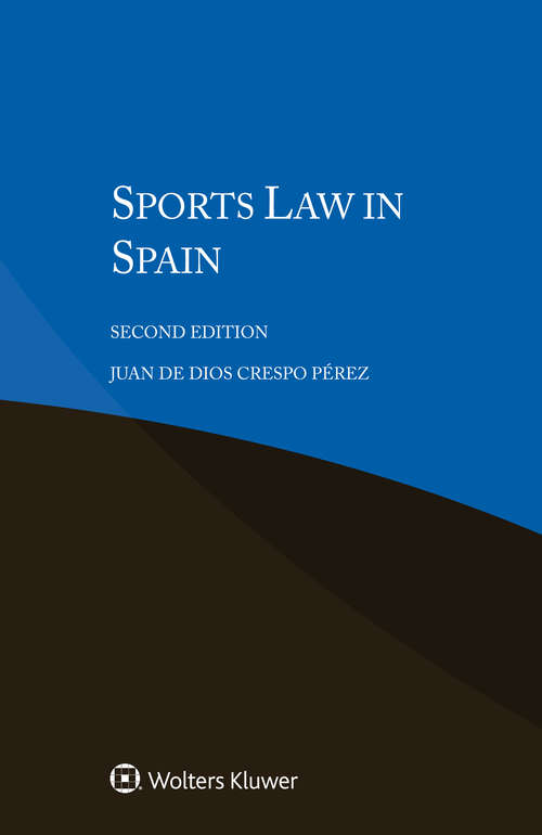 Book cover of Sports Law in Spain (2)