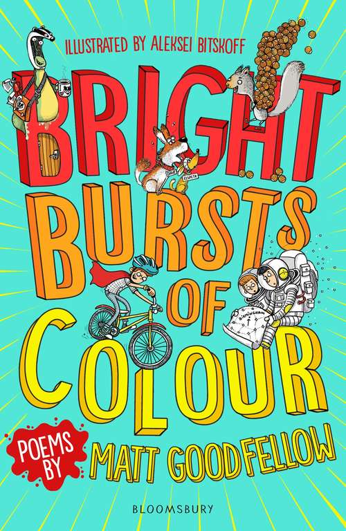 Book cover of Bright Bursts of Colour