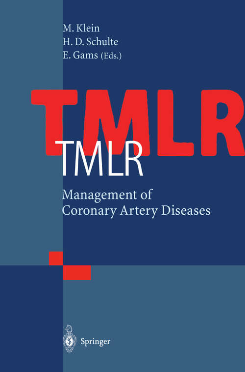 Book cover of TMLR Management of Coronary Artery Diseases (1998)