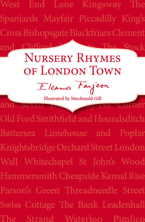 Book cover of Nursery Rhymes of London Town