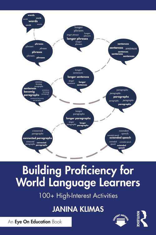 Book cover of Building Proficiency for World Language Learners: 100+ High-Interest Activities