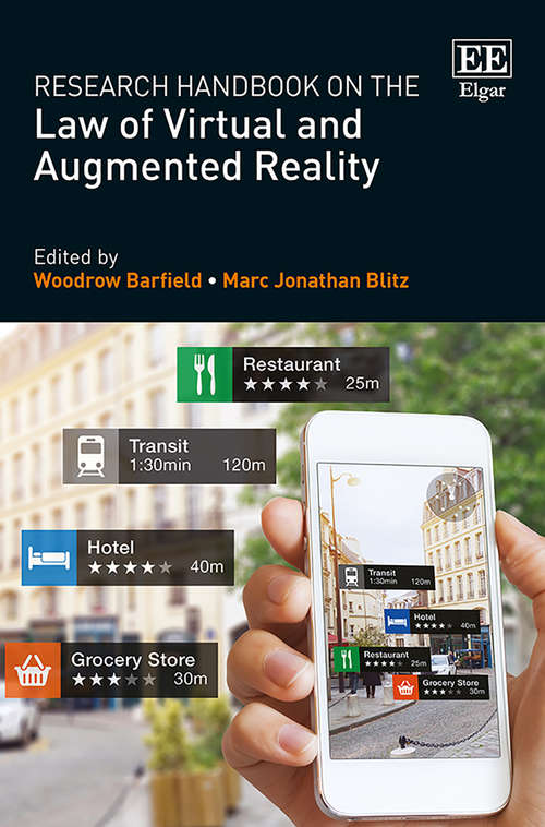 Book cover of Research Handbook on the Law of Virtual and Augmented Reality
