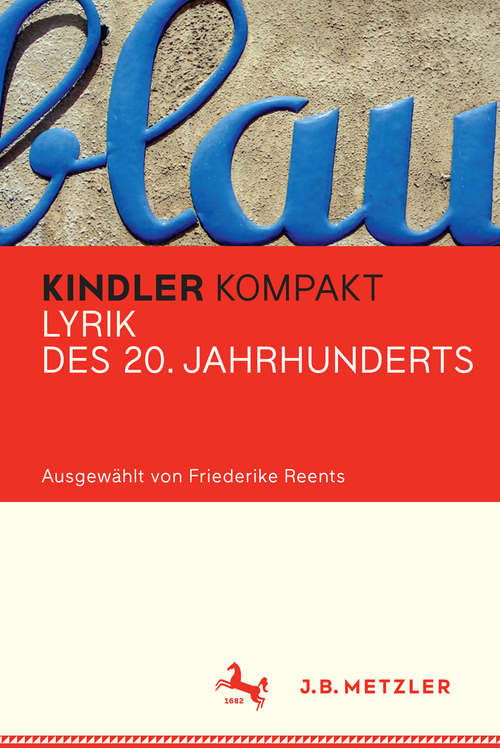 Book cover of Kindler Kompakt: Lyrik des 20. Jahrhunderts