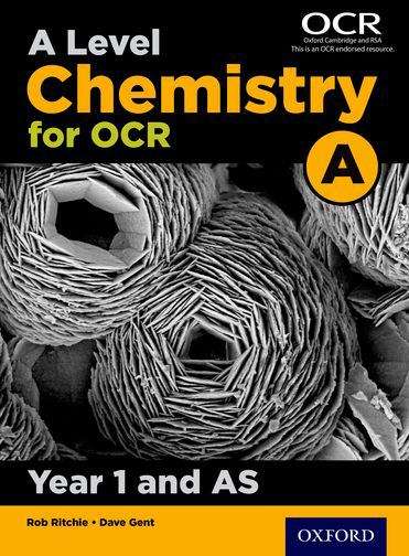 Book cover of A Level Chemistry A for OCR Year 1 and AS Student Book (PDF)