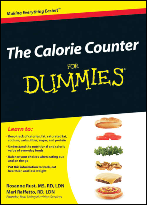 Book cover of The Calorie Counter For Dummies