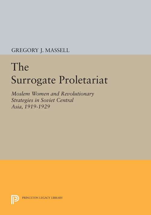 Book cover of The Surrogate Proletariat: Moslem Women and Revolutionary Strategies in Soviet Central Asia, 1919-1929