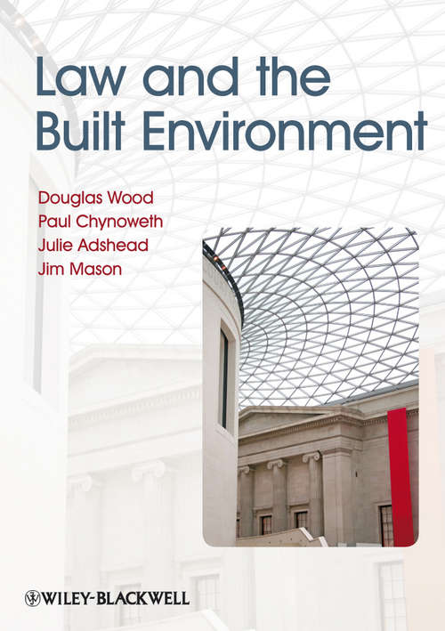Book cover of Law and the Built Environment