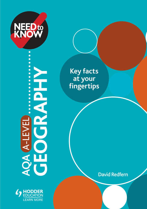 Book cover of Need to Know AQA A-level Geography (PDF)