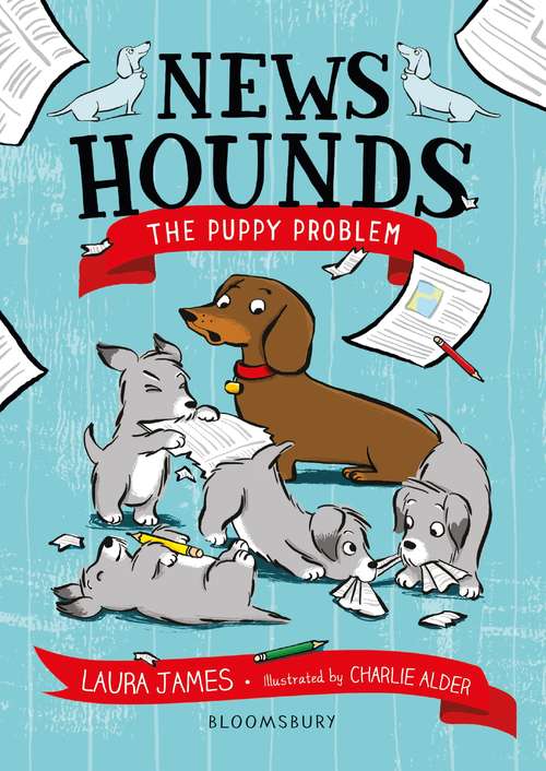 Book cover of News Hounds: The Puppy Problem