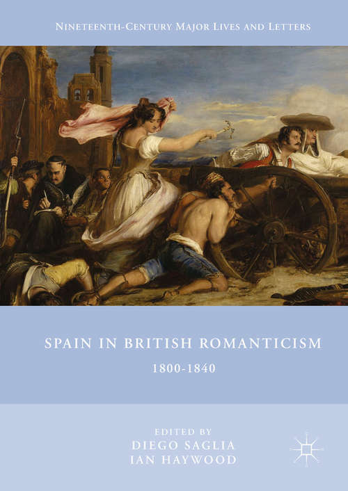 Book cover of Spain in British Romanticism: 1800-1840