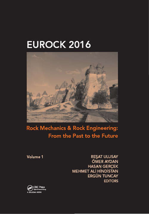 Book cover of Rock Mechanics and Rock Engineering: From the Past to the Future