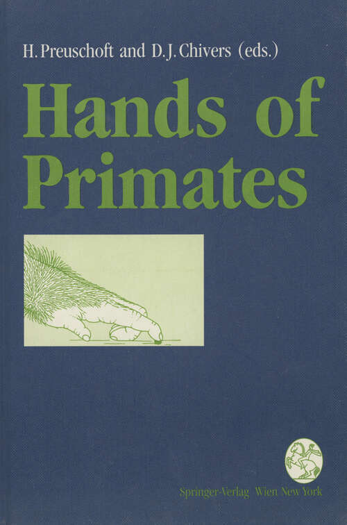 Book cover of Hands of Primates (1993)
