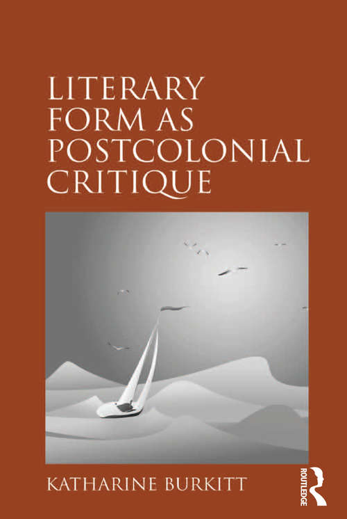 Book cover of Literary Form as Postcolonial Critique: Epic Proportions