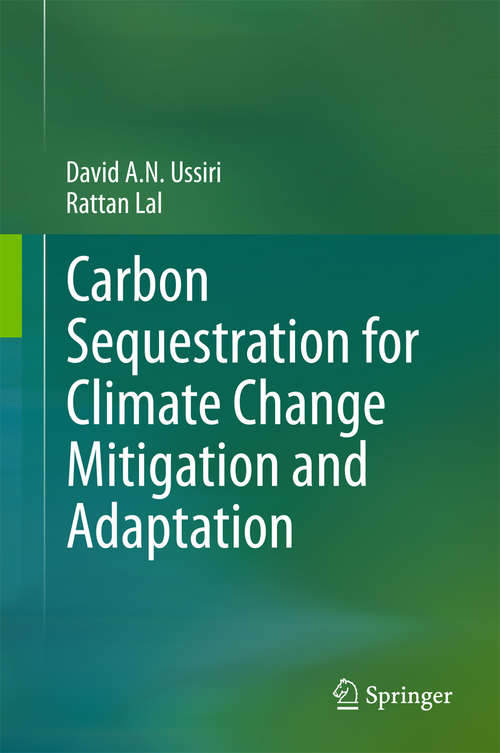 Book cover of Carbon Sequestration for Climate Change Mitigation and Adaptation