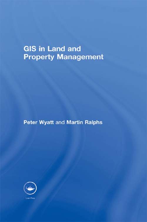 Book cover of GIS in Land and Property Management