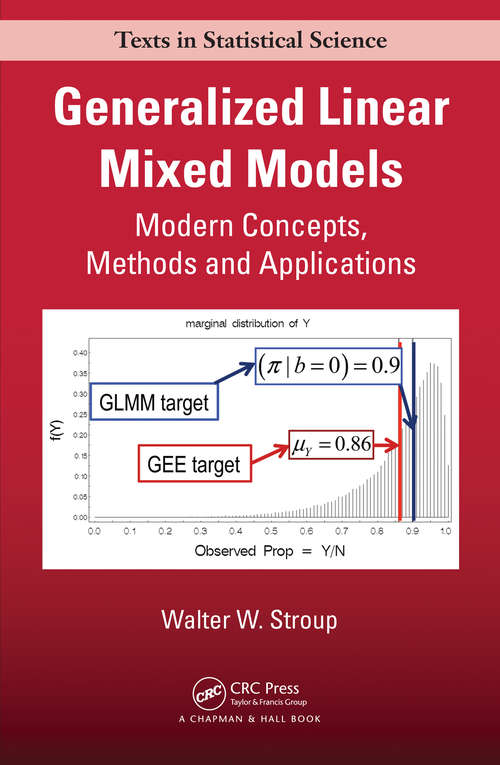 Book cover of Generalized Linear Mixed Models: Modern Concepts, Methods and Applications (Chapman And Hall/crc Texts In Statistical Science Ser.)