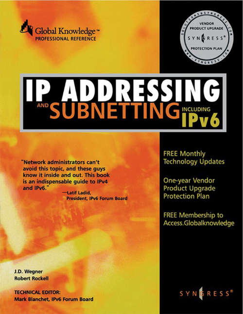 Book cover of IP Addressing and Subnetting INC IPV6: Including IPv6