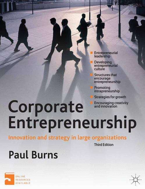 Book cover of Corporate Entrepreneurship (PDF)